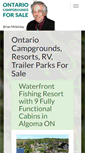 Mobile Screenshot of campgrounds-for-sale.com